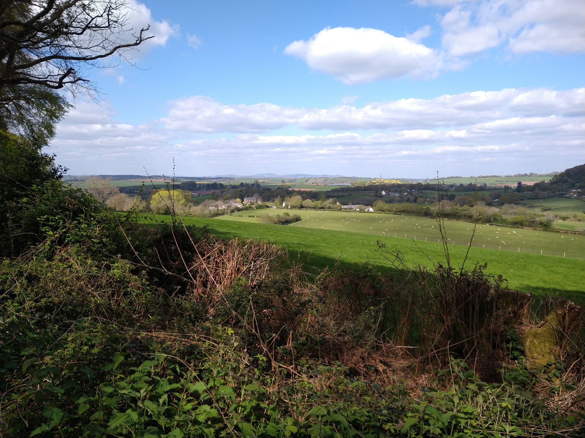 view towards Lea from Bailey Lane End